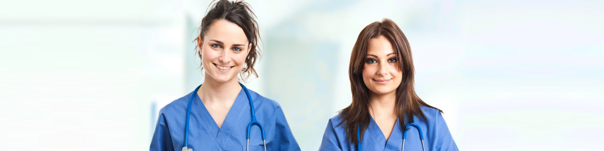 Two nurses smiling